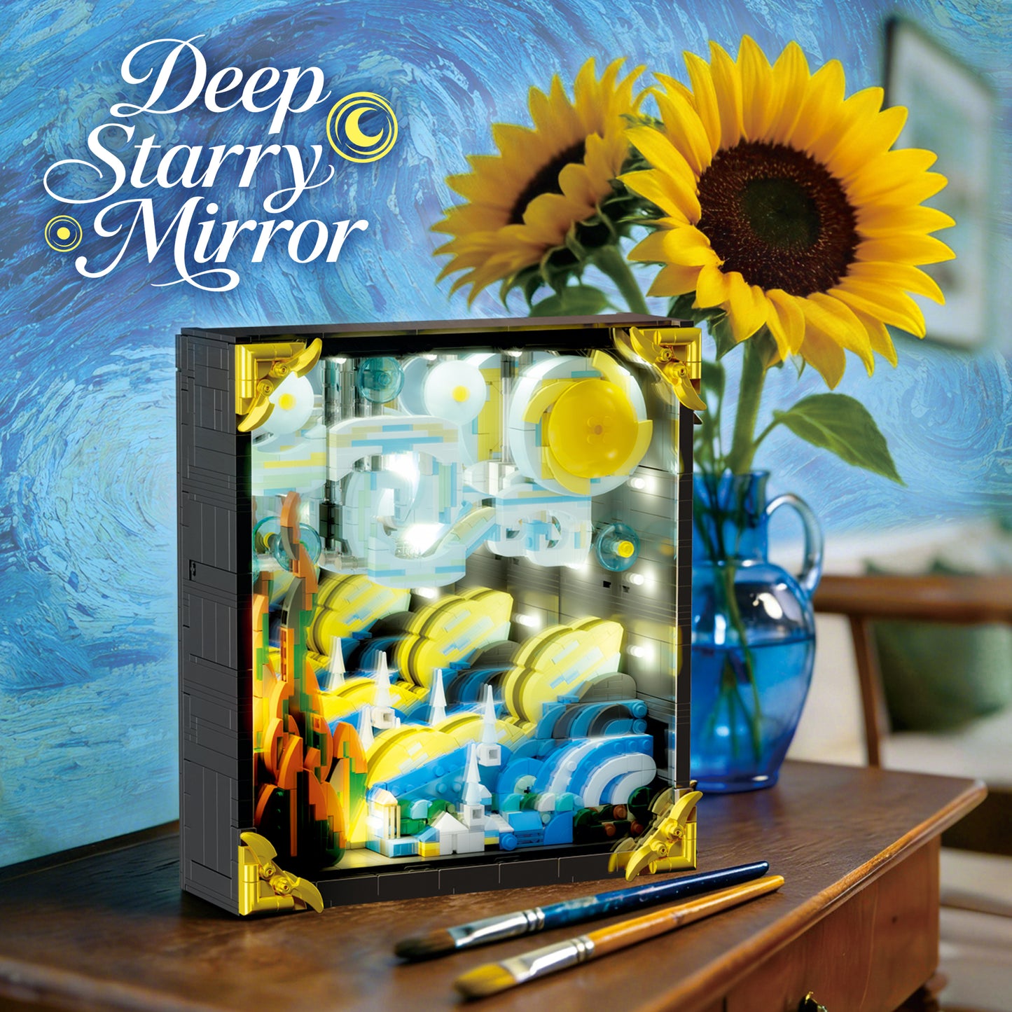 JIQI Deep Space Starry Sky Wall Art Building Set JQ1153 - JQ1153-1.jpg