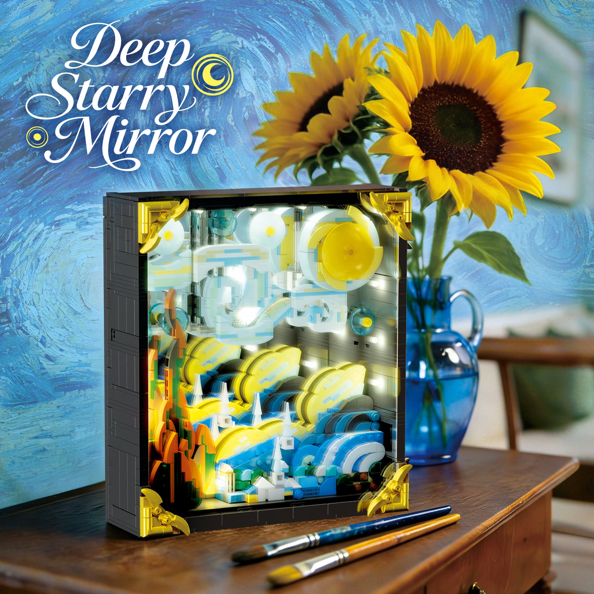 JIQI Deep Space Starry Sky Wall Art Building Set JQ1153 - JQ1153-1.jpg