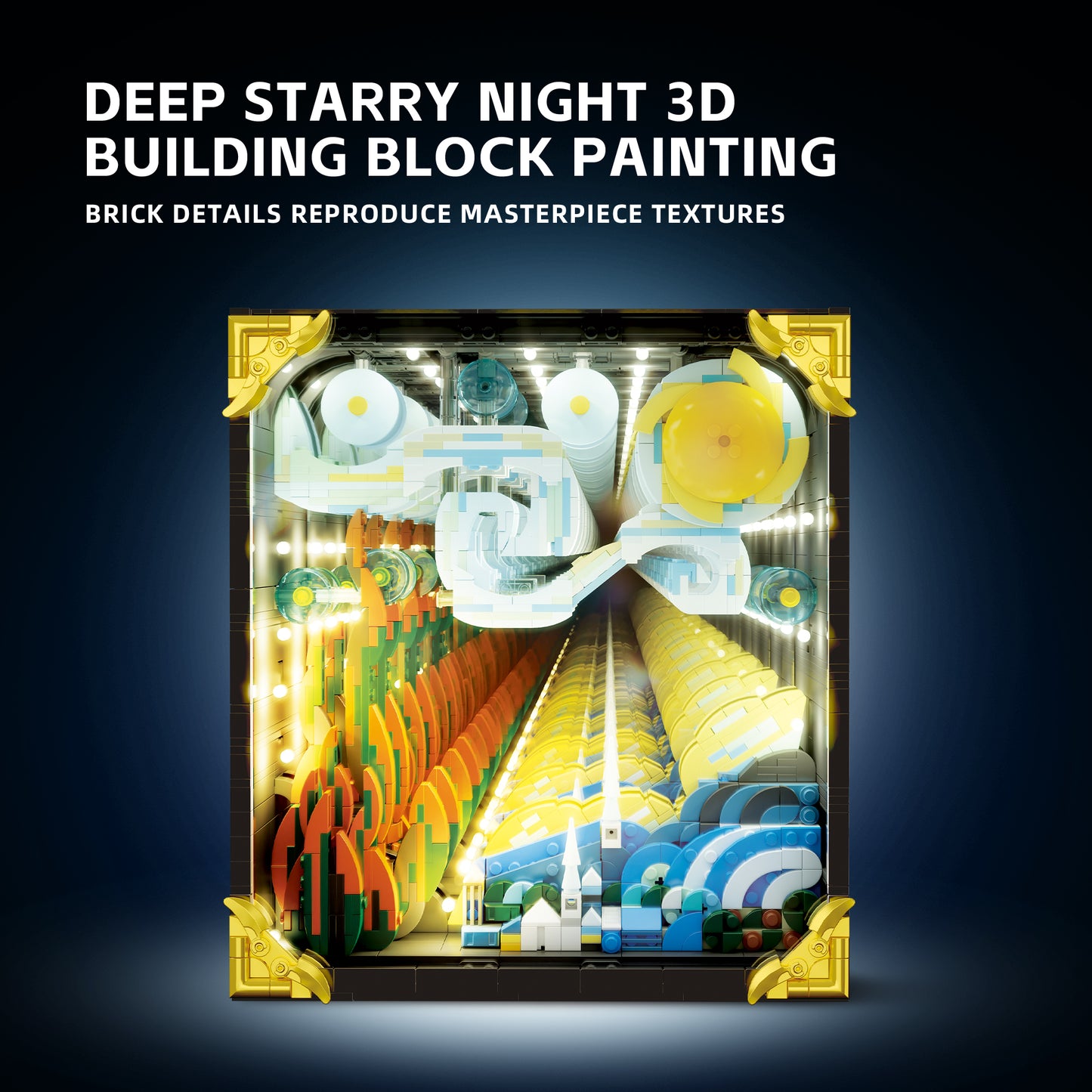 JIQI Deep Space Starry Sky Wall Art Building Set JQ1153 - JQ1153-2.jpg