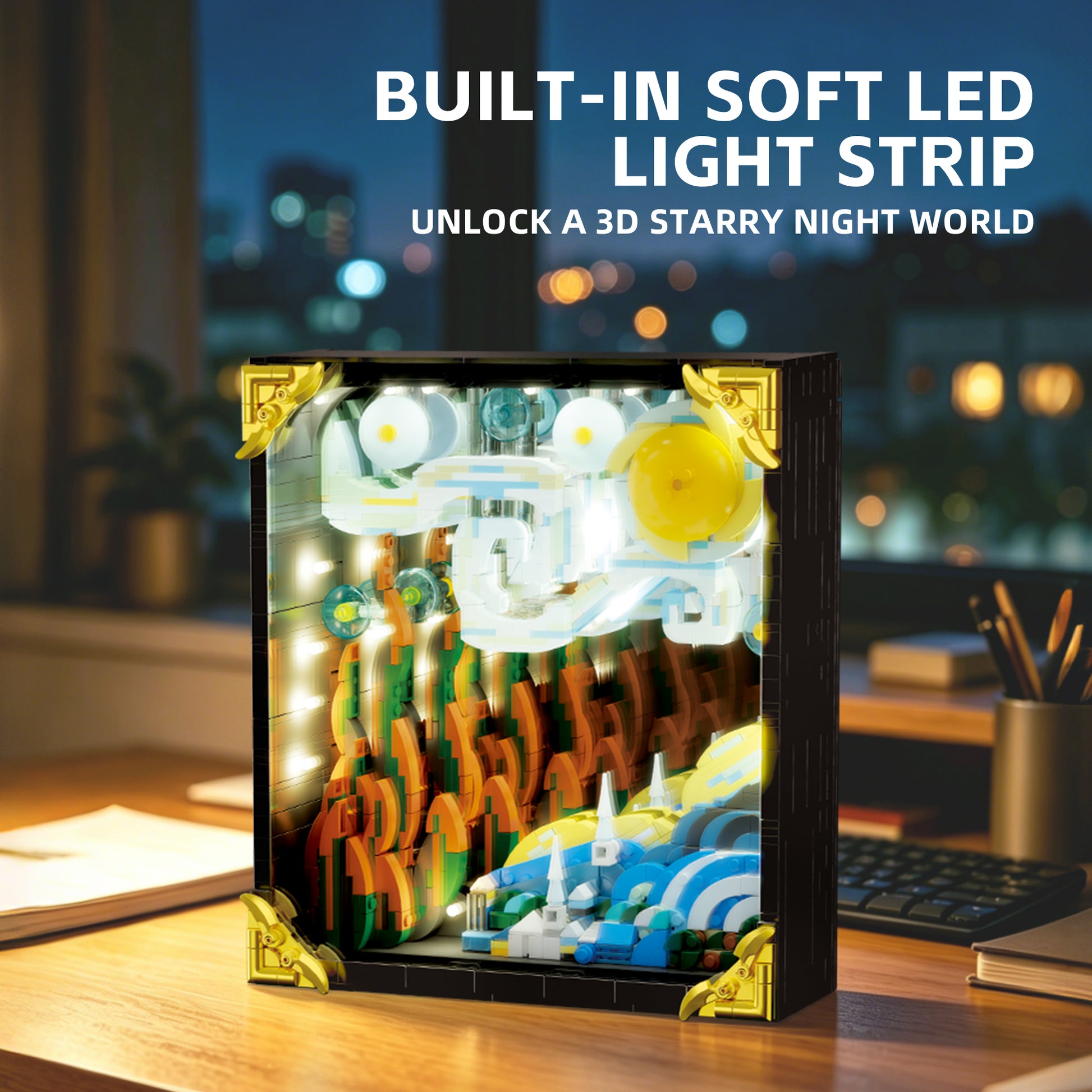 JIQI Deep Space Starry Sky Wall Art Building Set JQ1153 - JQ1153-3.jpg