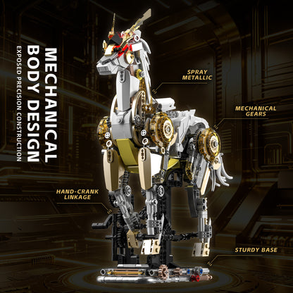 JIQI Mechanical Horse Display Model Kit JQ1167 - JQ1167-3.jpg