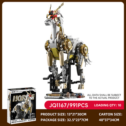 JIQI Mechanical Horse Display Model Kit JQ1167 SKU image - JQ1167-sku.jpg