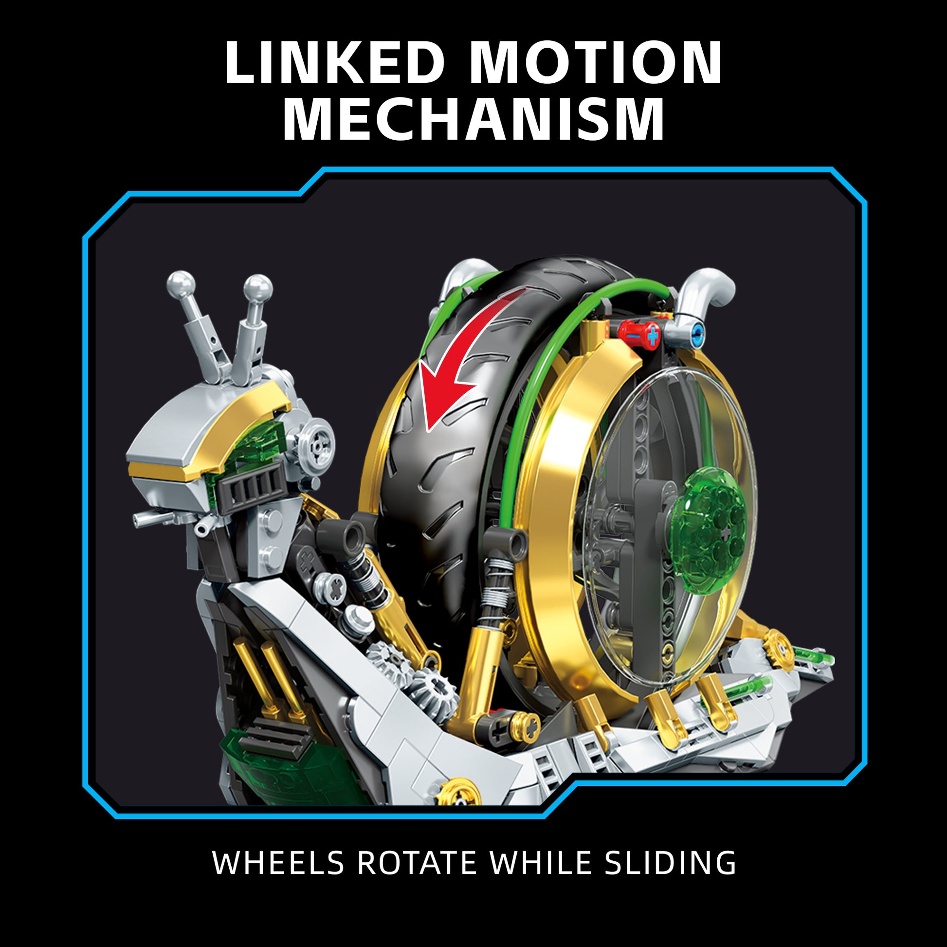 JIQI Mechanical Snail Display Model Kit JQ1168 - JQ1168-3.jpg