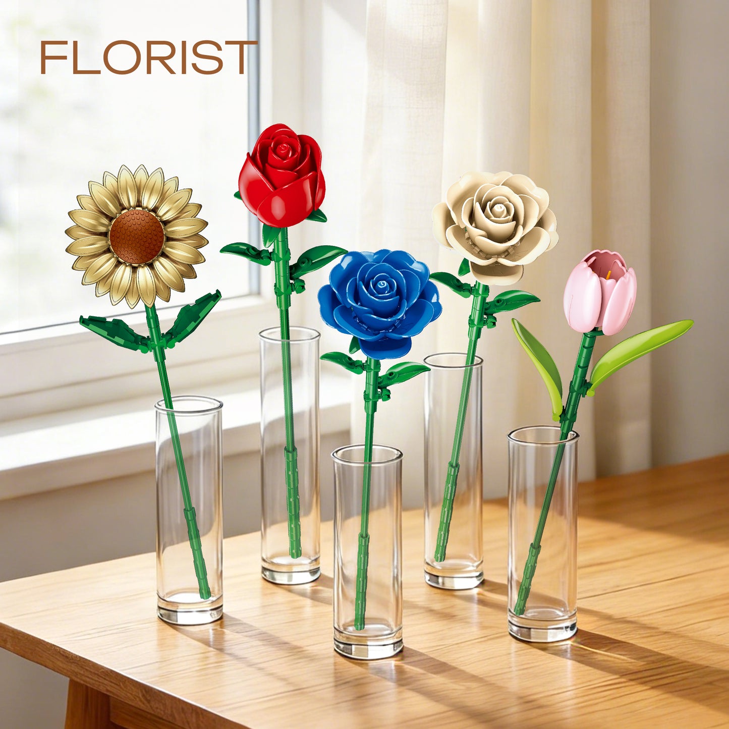 JIESTAR Flower Building Block Set 11-Pack - X88001-X88011-1.jpg