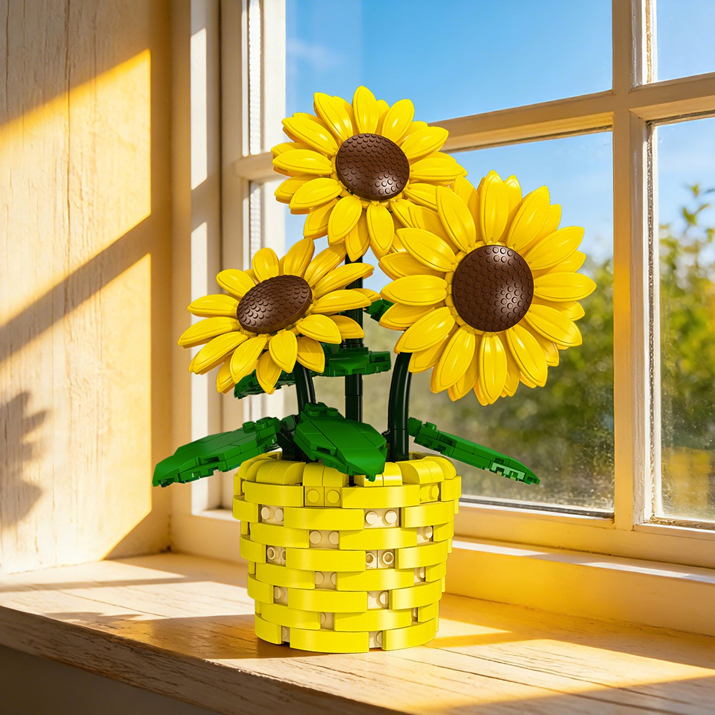JIESTAR Sunflower Bonsai Building Block Set - X88051-1.jpg