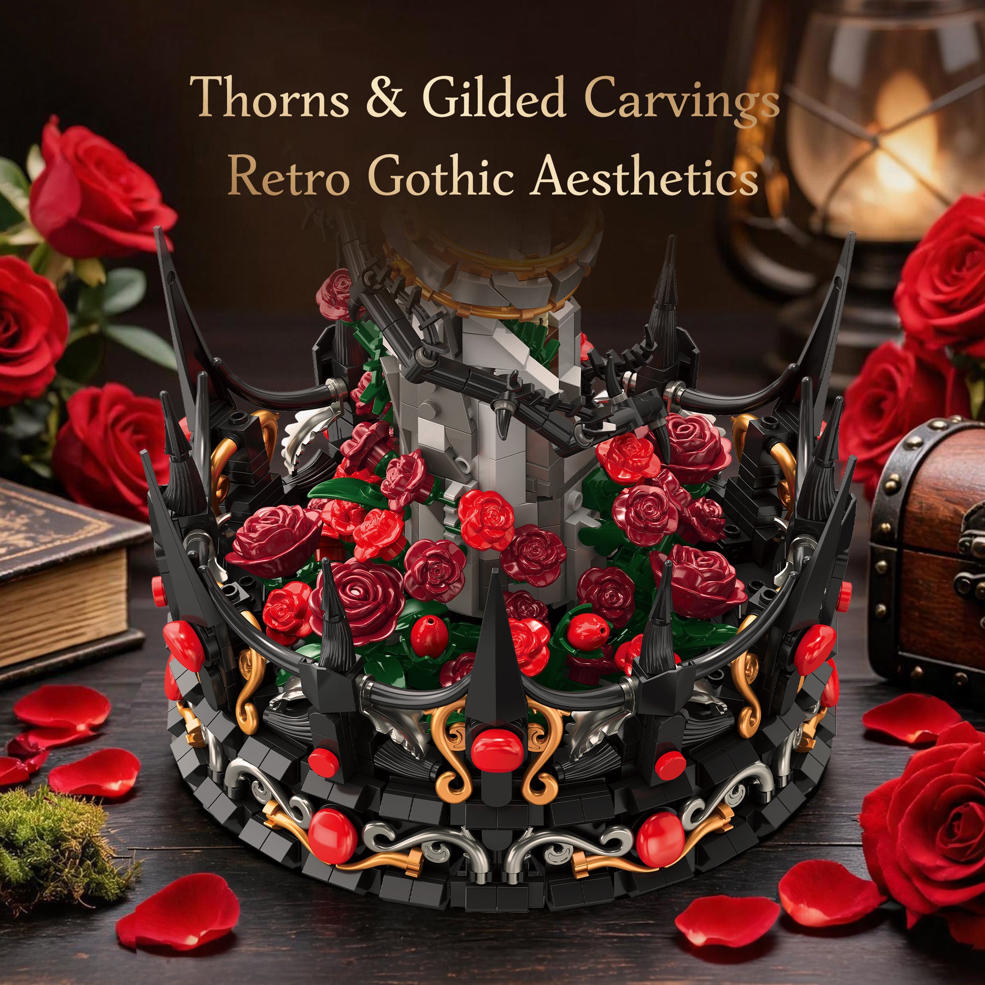 JIESTAR Eternal Vow Rose Hand Sculpture Building Set - X88054-5.jpg
