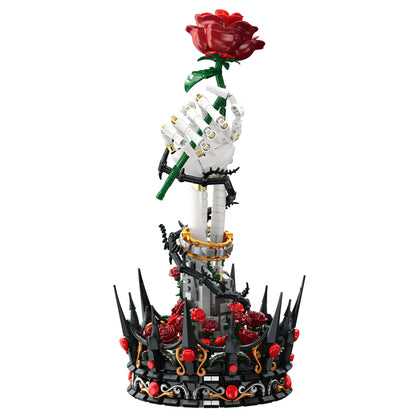 JIESTAR Eternal Vow Rose Hand Sculpture Building Set - X88054-白底.jpg