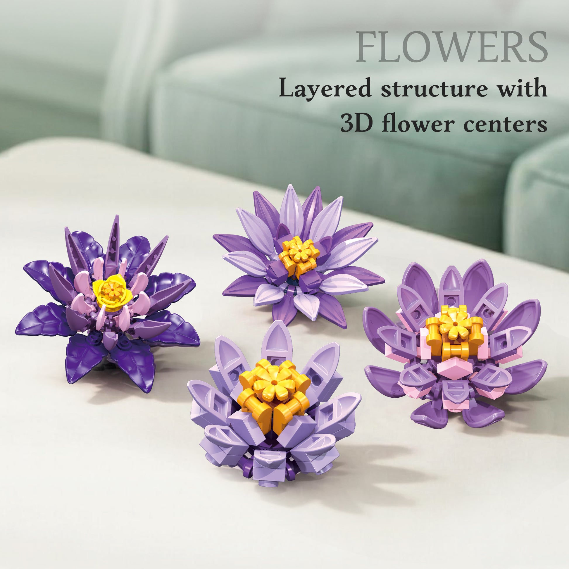 JIESTAR Impressionist Water Lily Pond Building Set - X88059-4.jpg