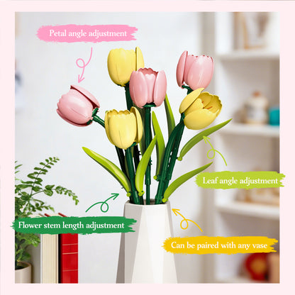 JIESTAR Tulip Potted Plant Building Block Set - X88071-2.jpg