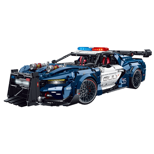 GULY 1:8 Police Sports Car Model Kit 10655 - 白底图.png