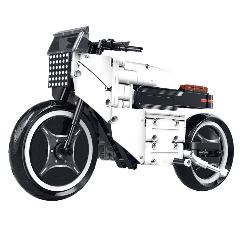GULY 1:8 Technic Motorcycle Model Kit 60539 SKU image - 白底图-brick4.jpg