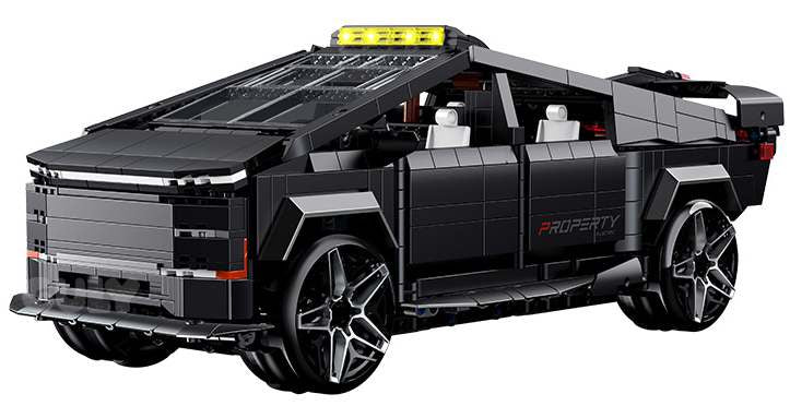 GULY 1:14 Electroplated SUV Model Kit 10634 SKU image - 白底图-brick4.jpg