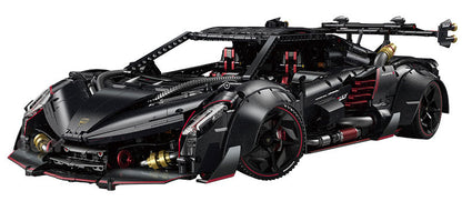 GULY 1:8 Electroplated Sports Car Model Kit 10639 SKU image - 白底图-brick4.jpg