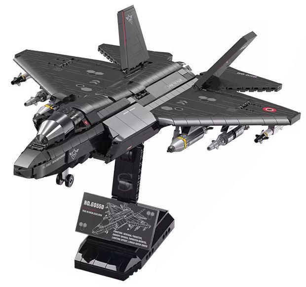 GULY Stealth Fighter Building Set 60550 - 白底图-brick4.jpg