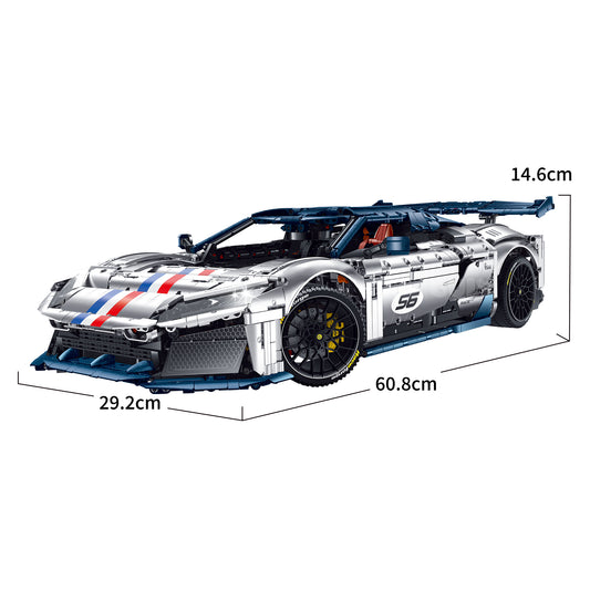 GULY 1:8 Sports Car Model Kit 10656 - 白底尺寸图.jpg