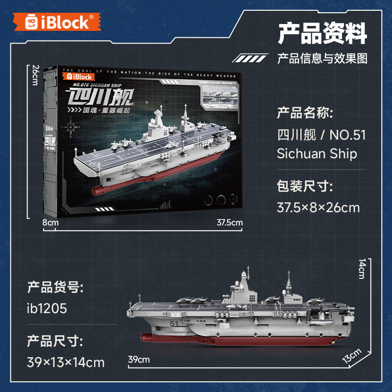 iBlock Amphibious Assault Ship Display Model Kit