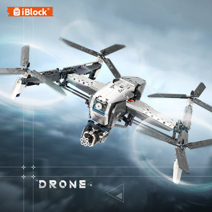 iBlock Military Drone Model Kit