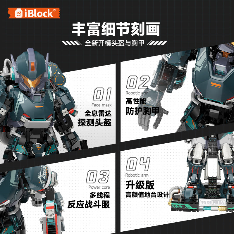 iBlock Special Operations Team Building Set