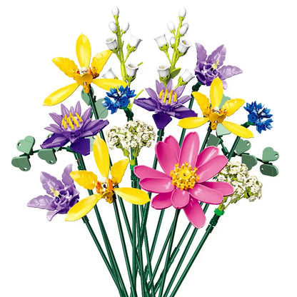 JIESTAR Flowers Building Set