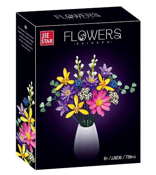 JIESTAR Flowers Building Set