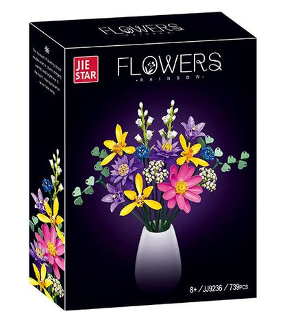 JIESTAR Flowers Building Set